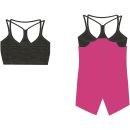 Karpos Pian Di Cengia Evo Dámske Tielko ružové/čierne