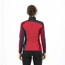 Karpos FEDERA FULL-ZIP dámska flíska ružová/atrament/červená