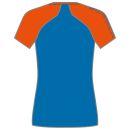 Karpos Lavaredo Detské Tričko modré/oranžové fluo