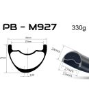 kolesá Ultralight PB-M927 + náboje DT240 EXP + špice DT aerolite