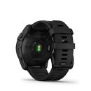 Garmin fenix 7X Sapphire Solar, Black DLC Titanium, Black Band