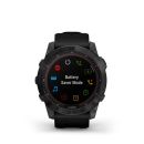 Garmin fenix 7X Sapphire Solar, Black DLC Titanium, Black Band