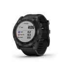 Garmin fenix 7X Sapphire Solar, Black DLC Titanium, Black Band