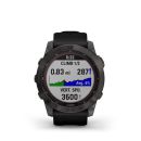 Garmin fenix 7X Sapphire Solar, Carbon Gray DLC Titanium, Black Band