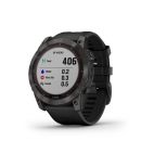 Garmin fenix 7X Sapphire Solar, Carbon Gray DLC Titanium, Black Band