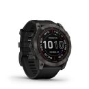 Garmin fenix 7X Sapphire Solar, Carbon Gray DLC Titanium, Black Band