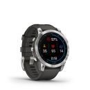 Garmin fenix 7, Silver, Graphite Band