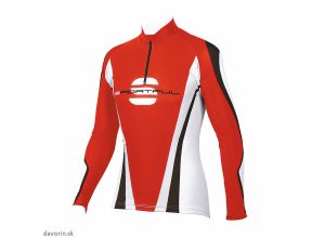 Sportful Hiihto Race Top červený/biely/čierny