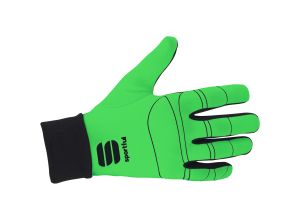 Sportful Lycra race Rukavice fluo zelené/čierne