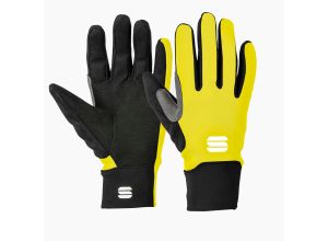 Sportful DETSKÉ SOFTSHELL RUKAVICE žlté