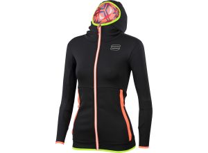 Sportful Rythmo bunda dámska čierna/ružová/červená