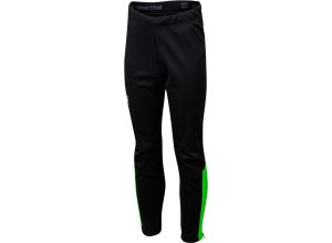 Sportful Team Nohavice detské fluo zelené/čierne