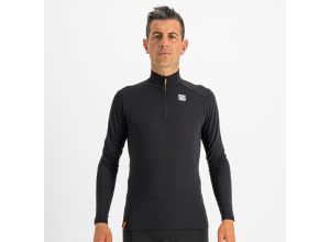 Sportful TD MID top so zipsom a dlhým rukávom čierny