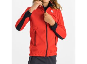 Sportful SQUADRA  Junior bunda červená/čierna