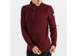 Sportful XPLORE dámska flisová bunda vínovočervená