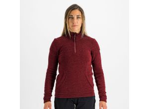 Sportful XPLORE dámska flisová bunda vínovočervená