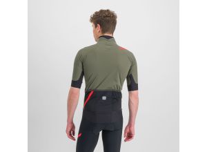 Sportful FIANDRE PRO bunda s kr. rukávom kaki