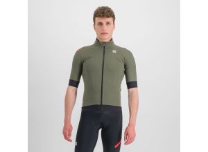 Sportful FIANDRE PRO bunda s kr. rukávom kaki