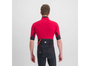 Sportful Fiandre Pro bunda s krátkym rukávom tmavoružová