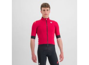 Sportful Fiandre Pro bunda s krátkym rukávom tmavoružová