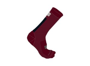 Sportful WOOL W 16 ponožky vínové/čierne