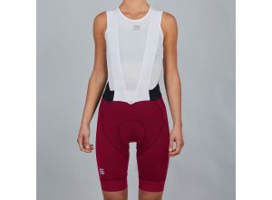 Sportful Ltd dámske kraťasy s trakmi  vínovočervené