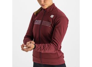 Sportful TEMPO dámska bunda tmavočervená