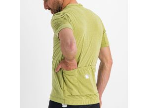 Sportful Giara Cyklistické tričko žltozelené