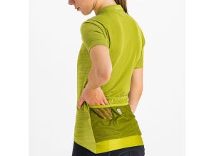 Sportful Supergiara Dámsky dres žltozelený