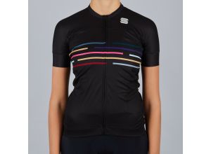 Sportful Vélodrome dámsky dres s krátkym rukávom čierny