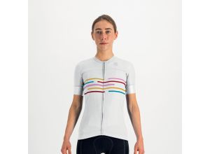 Sportful Vélodrome dámsky dres s krátkym rukávom biely