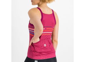 Sportful Vélodrome Dámsky top cyklamenový