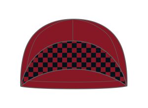 Sportful Checkmate cyklistická čiapka tmavočervená/vínovočervená