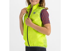 Sportful Kid Reflex vesta žltá fluo