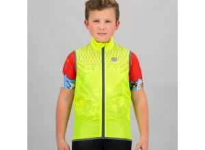 Sportful Kid Reflex vesta žltá fluo
