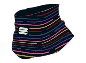 Sportful Vélodrome dámsky nákrčník čierny/multikolor