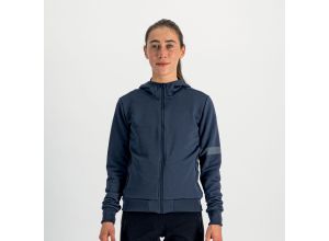 Sportful Giara Dámska mikina s kapucňou modrá