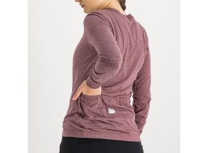 Sportful GIARA dámsky dres s dl. rukávom vínový