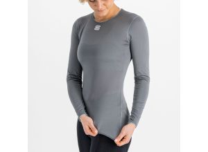 Sportful MIDWEIGHT dámske tričko s dl. rukávom sivé