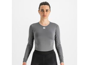 Sportful MIDWEIGHT dámske tričko s dl. rukávom sivé