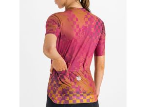 Sportful Rocket Dámsky dres cyklamenový/hnedý