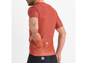 Sportful Checkmate Dres červený/staroružový