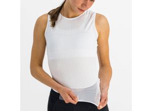 Sportful Pro Baselayer Dámske tričko bez rukávov biele