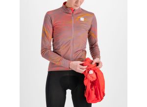 Sportful GIARA LAYER dámska vesta červený grepfruit