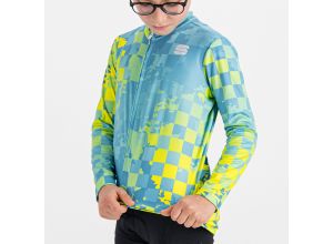 Sportful KID Thermal detský dres žltý/modrý