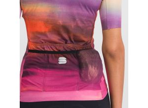 Sportful GIARA dámska zbaliteľná bunda metal bronze