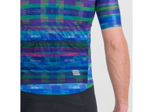 Sportful GLITCH BOMBER dres multicolor blue