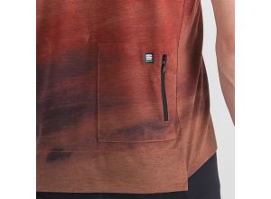 Sportful FLOW GIARA tričko cayenna red/mud