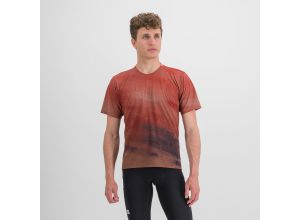 Sportful FLOW GIARA tričko cayenna red/mud