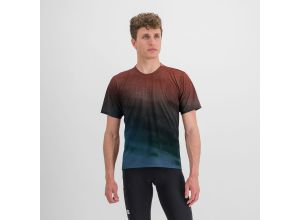 Sportful FLOW GIARA tričko berry blue/cayenna red